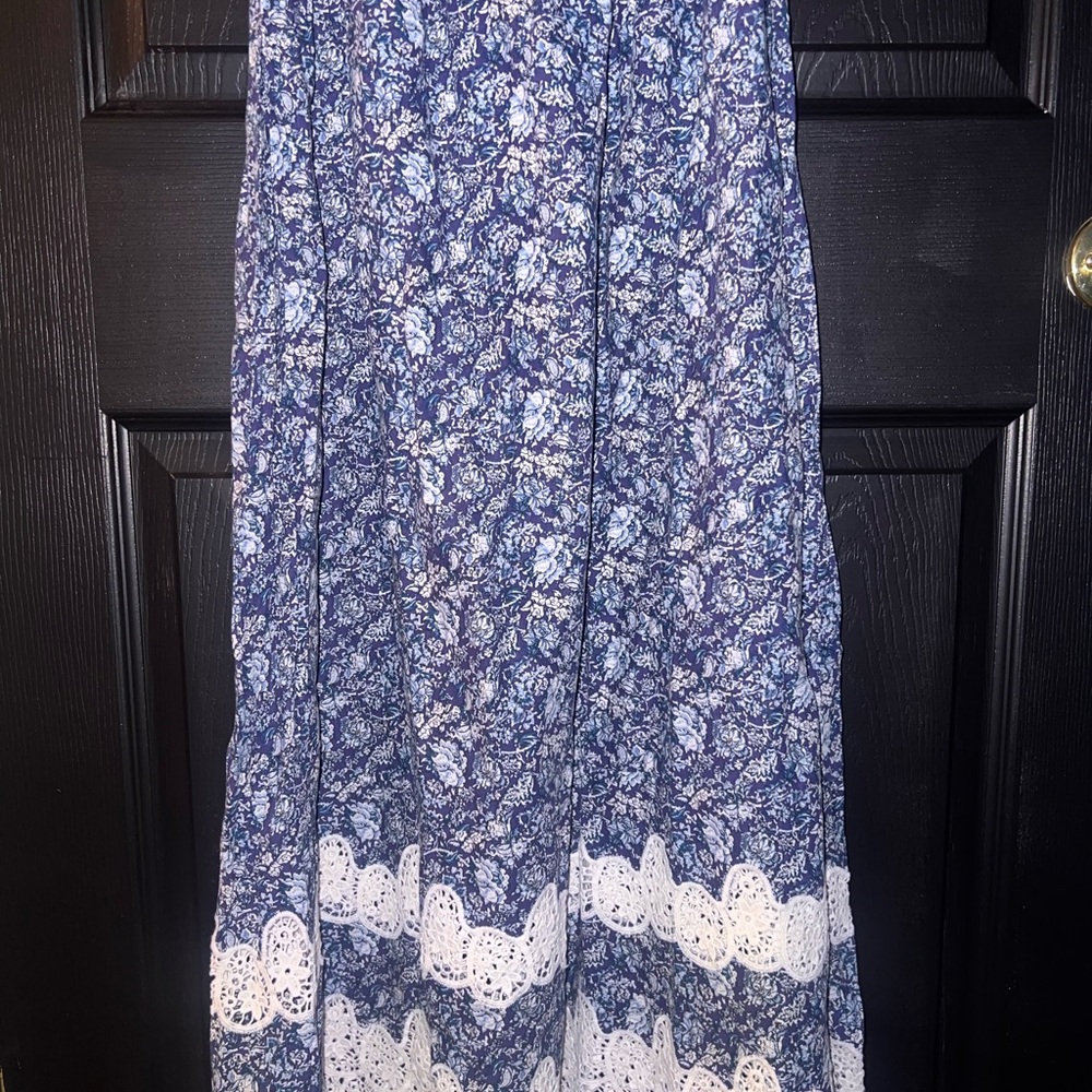 Floral Blue Dress - Picture 5 of 5